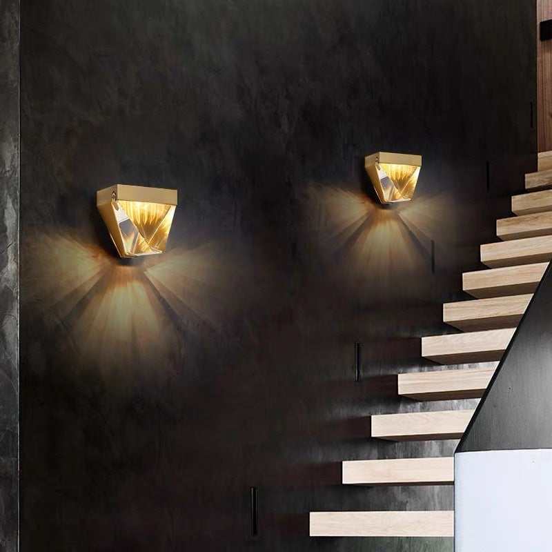 Light Luxury Crystal Wall Lamp Corridor Aisle