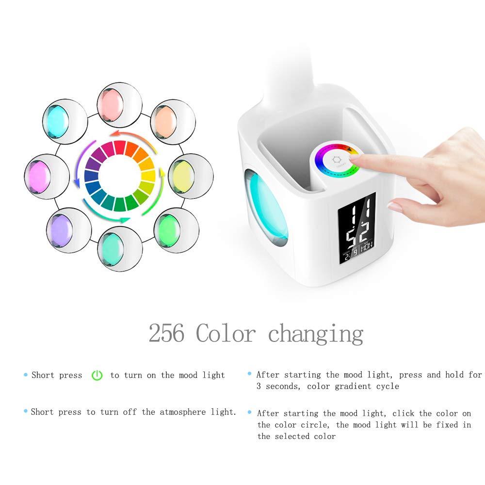 Study LED Desk Lamp USB Charging Port Night Light