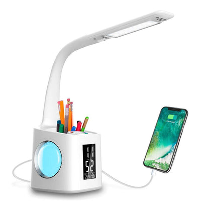 Study LED Desk Lamp USB Charging Port Night Light