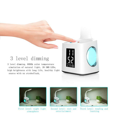 Study LED Desk Lamp USB Charging Port Night Light