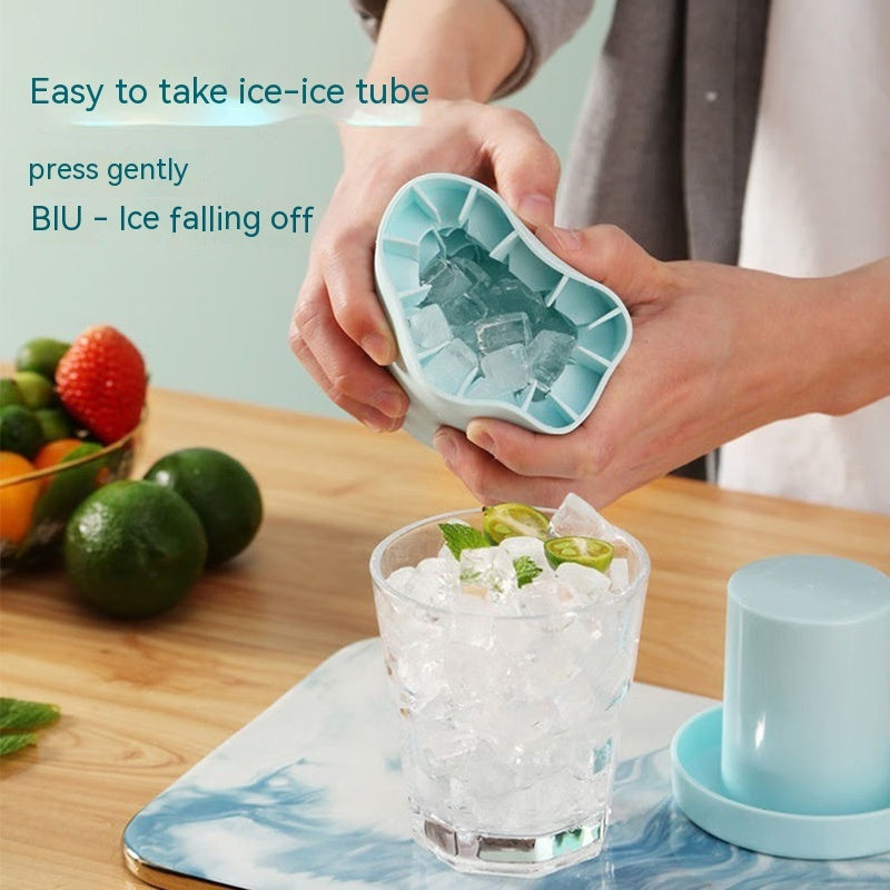 Silicone Household Cylinder Ice Cube Mold Ice Cube