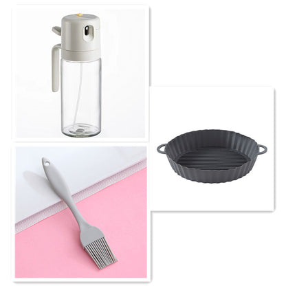 Oil Sprayer Bottle BBQ Cooking Oil Dispenser Olive