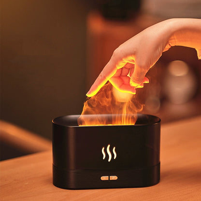 USB Fragrance Essential Oil Diffuser Simulation Flame