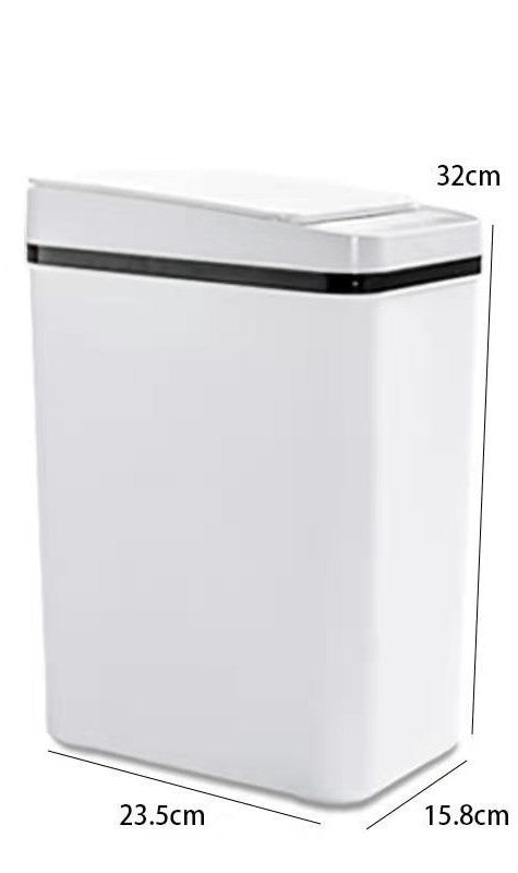 Intelligent Induction Automatic Flip Trash Household Use