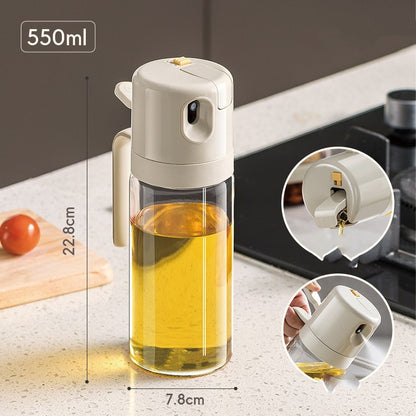 Oil Sprayer Bottle BBQ Cooking Oil Dispenser Olive