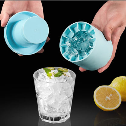 Silicone Household Cylinder Ice Cube Mold Ice Cube